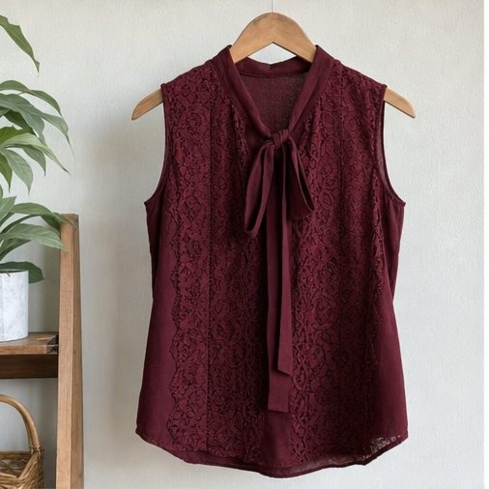 Burgundy Cami Blouse